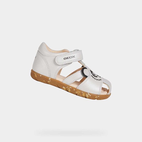 Geox Respira White Kids Sandals SS20.6UQ63